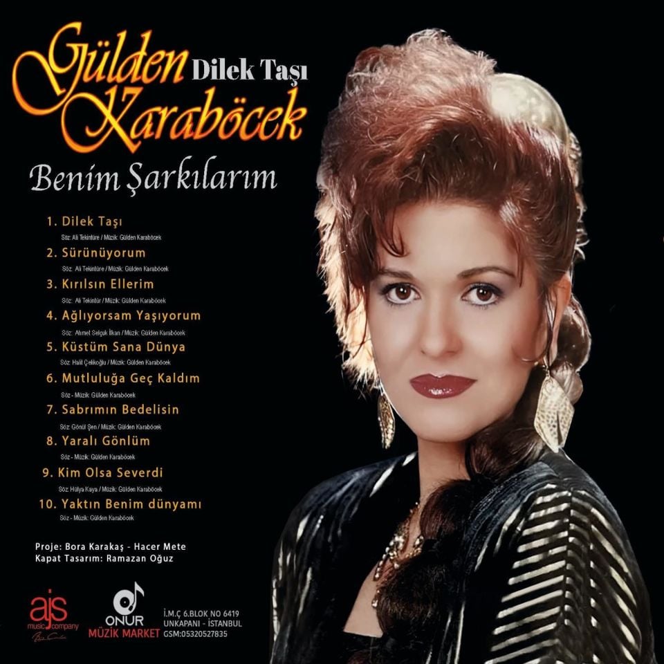 GÜLDEN KARABÖCEK - BENİM ŞARKILARIM / DİLEK TAŞI (2006) - CD 2024 BASIM AMBALAJINDA SIFIR