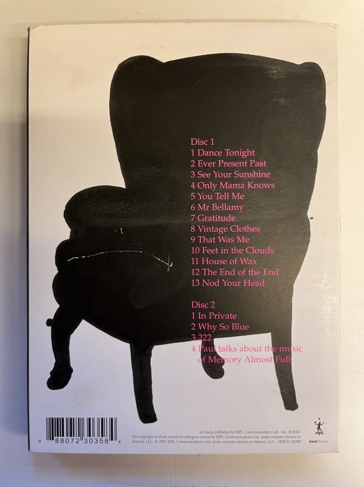 PAUL MCCARTNEY – MEMORY ALMOST FULL (2007) - 2 x CD LIMITED DELUXE EDITION 2.EL