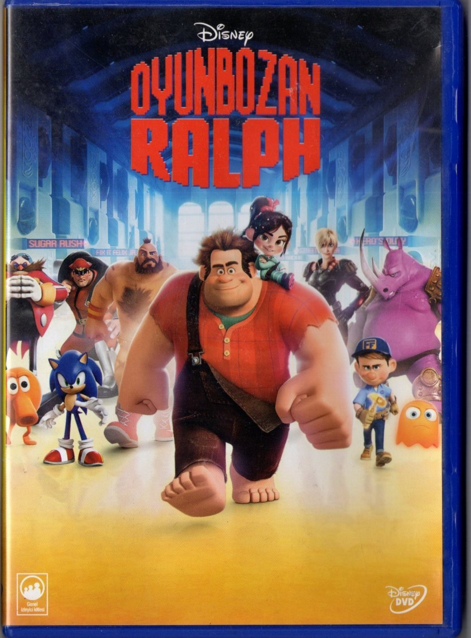 OYUNBOZAN RALPH - WRECK-IT RALPH - DISNEY ANİMASYON - DVD 2.EL