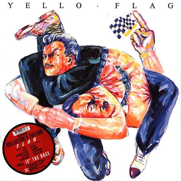 YELLO - FLAG + THE RACE (1988) - LP + 12'' RENKLİ MAXI SINGLE 2022 SIFIR PLAK