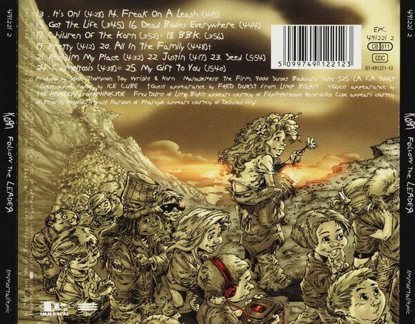 KORN – FOLLOW THE LEADER (1998) - CD REISSUE JEWEL CASE AMBALAJINDA SIFIR