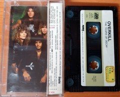 OVERKILL - THE YEARS OF DECAY (1990) MMY CASSETTE MADE IN TURKEY ''USED'' PAPER LABEL