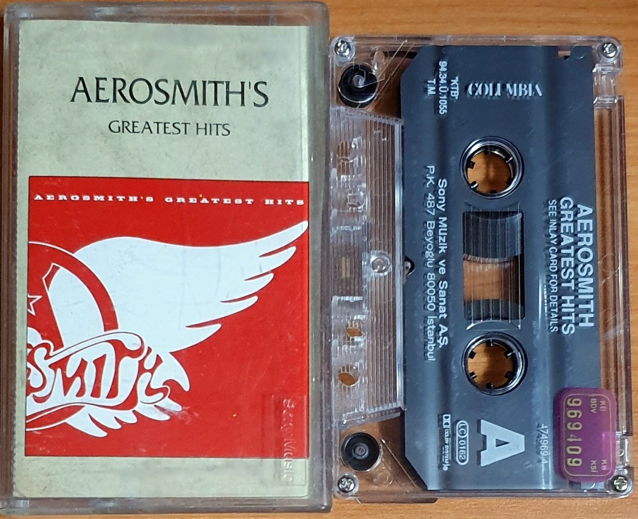 AEROSMITH - GREATEST HITS (1994) - KASET COLUMBIA 2.EL