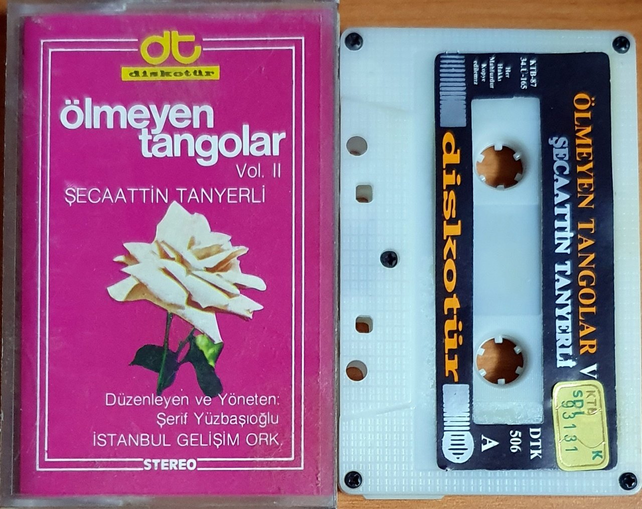 SECAATTİN TANYERLİ - ÖLMEYEN TANGOLAR VOL.II - KASET DİSKOTÜR 2.EL