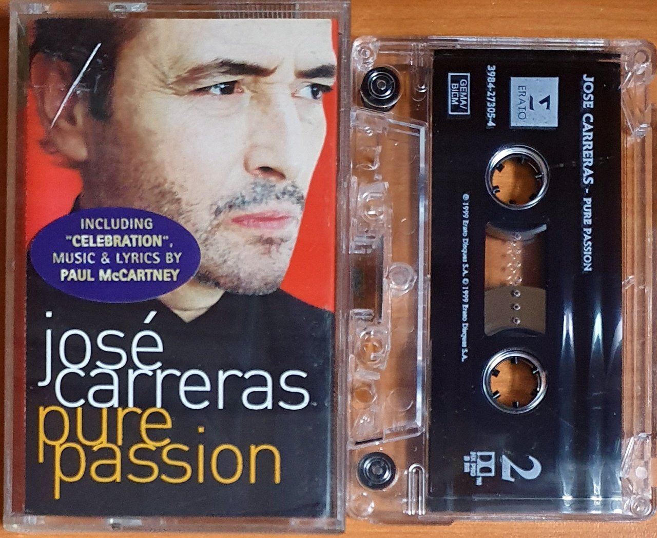 JOSE CARRERAS - PURE PASSION (1999) - KASET MADE IN GERMANY 2.EL