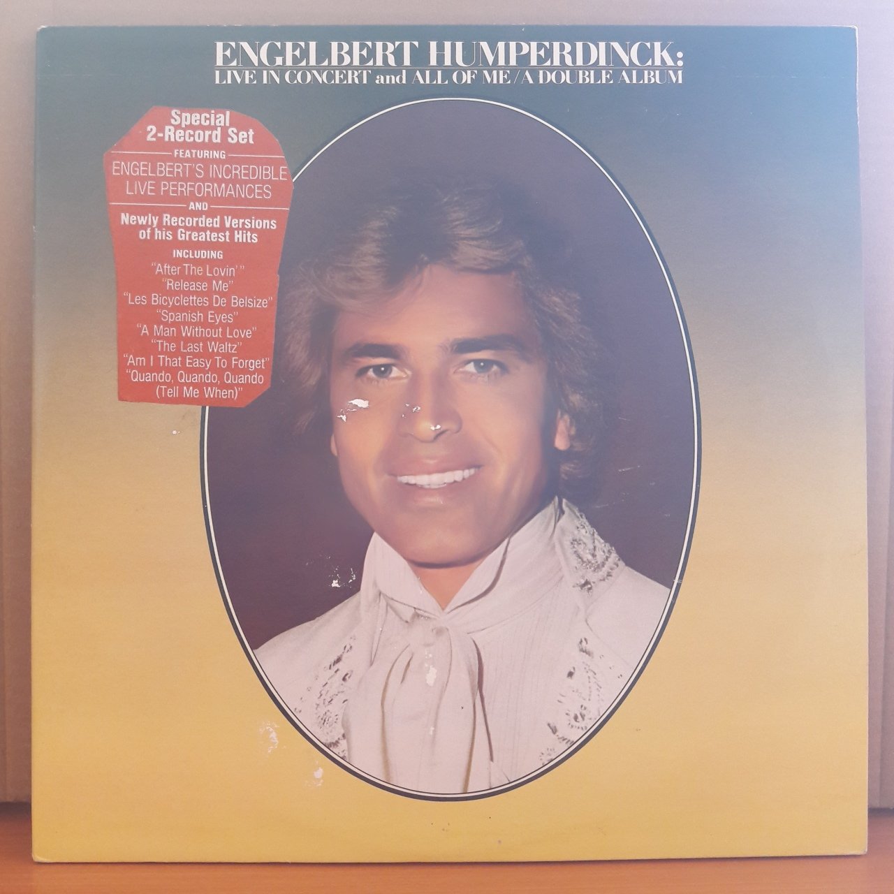 ENGELBERT HUMPERDINCK - LIVE IN CONCERT AND ALL OF ME A DOUBLE ALBUM (1980) - 2LP 2.EL PLAK