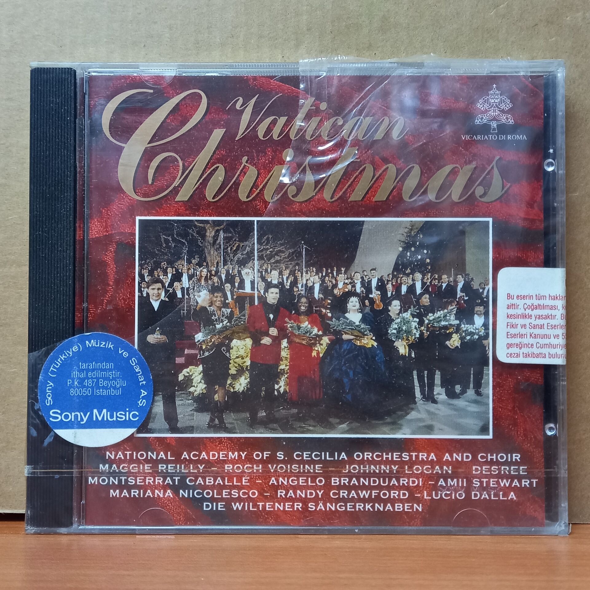 VATICAN CHRISTMAS / NATIONAL ACADEMY OF S. CECILIA ORCHESTRA AND CHOIR MAGGIE REILLY, ROCH VOISINE, JOHNNY LOGAN (1994) - CD SIFIR