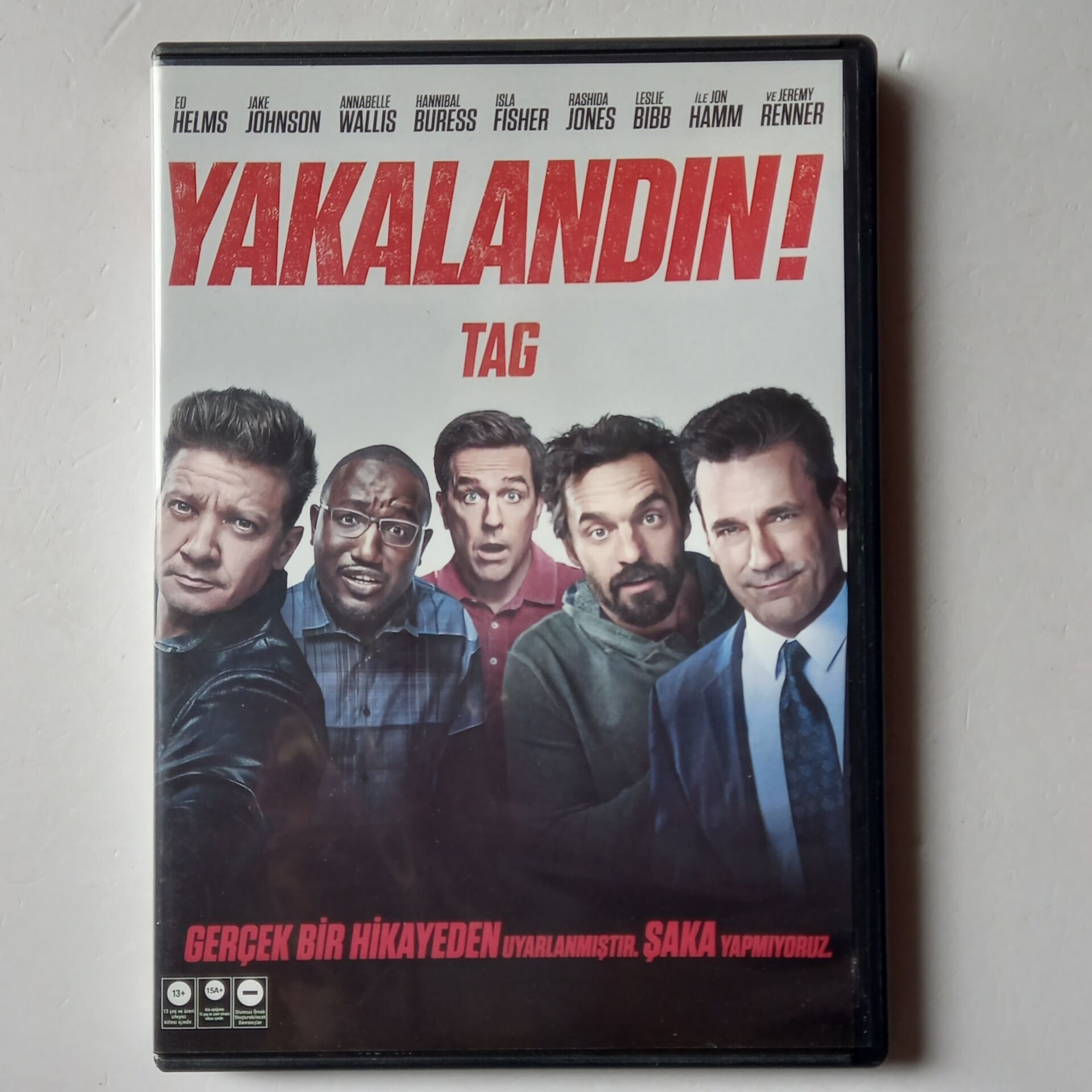 TAG / YAKALANDIK - ED HELMS, JAKE JOHNSON, ANNABELLE WALLIS - DVD 2.EL