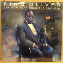 KING OLIVER - THE NEW YORL SESSIONS 1929-1930, 1989 DÖNEM BASKISI SIFIR PLAK PLAK