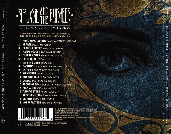 SIOUXSIE & THE BANSHEES – SPELLBOUND / THE COLLECTION (2015) - CD REMASTERED JEWEL CASE AMBALAJINDA SIFIR
