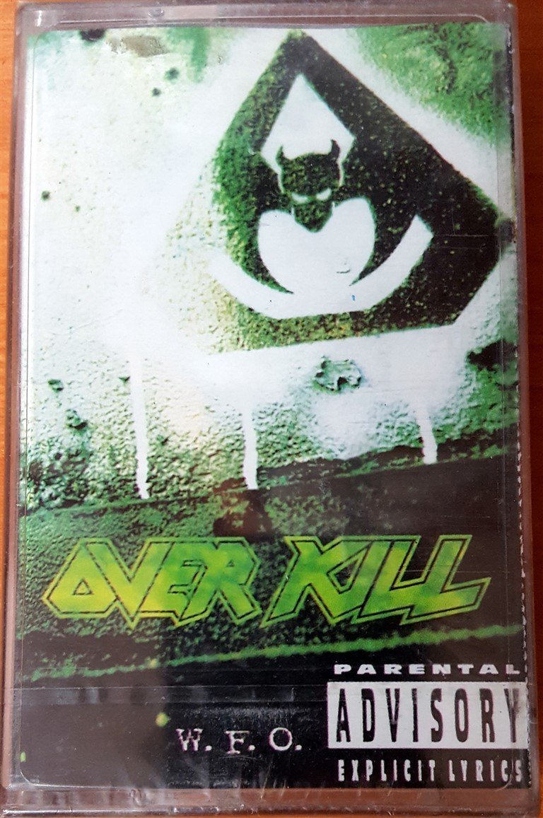 OVERKILL - W.F.O. (1990) CASSETTE MADE IN TURKEY ''NEW''