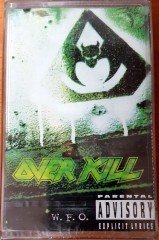 OVERKILL - W.F.O. (1990) CASSETTE MADE IN TURKEY ''NEW''