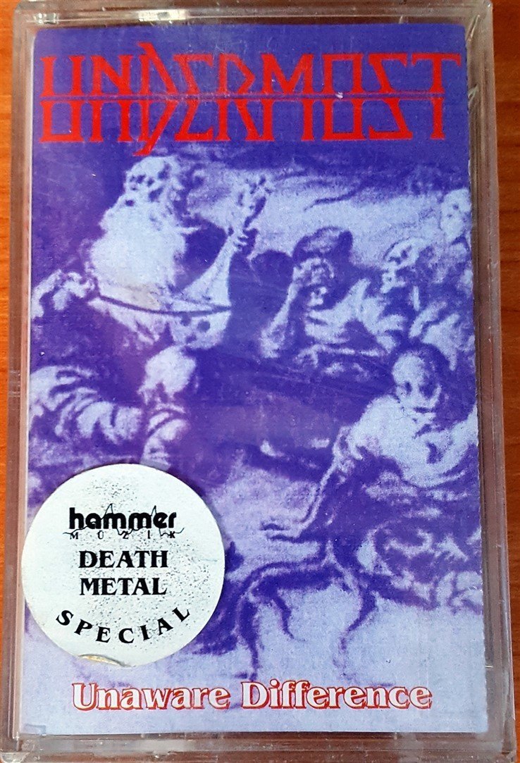 UNDERMOST - UNAWARE DIFFERENCE (1994) HAMMER CASSETTE MADE IN TURKEY ''NEW''