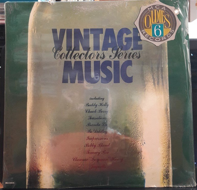 VINTAGE MUSIC VOLUME 6 - BUDDY HOLLY, CHUCK BERRY, SENSATIONS, IMPRESSIONS (1986) - PLAK SIFIR