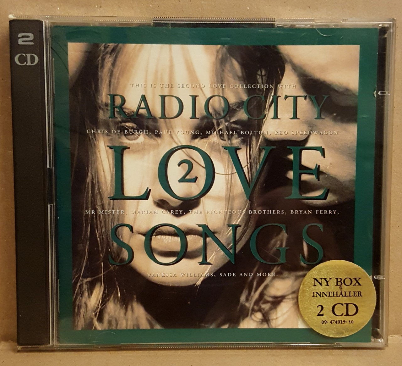 RADIO CITY LOVE SONGS - V/A SADE MARIAH CAREY YAZOO BARRY WHITE CHRIS DE BURG LOUIS ARMSTONG - 2CD 2.EL