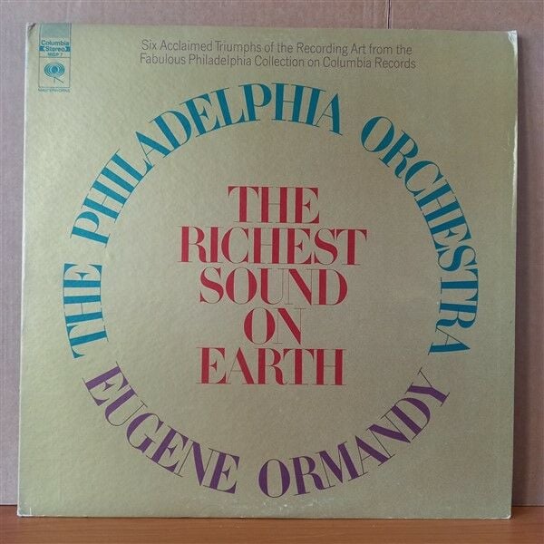 EUGENE ORMANDY / THE PHILADELPHIA ORCHESTRA – THE RICHEST SOUND ON EARTH - 2LP 2.EL PLAK