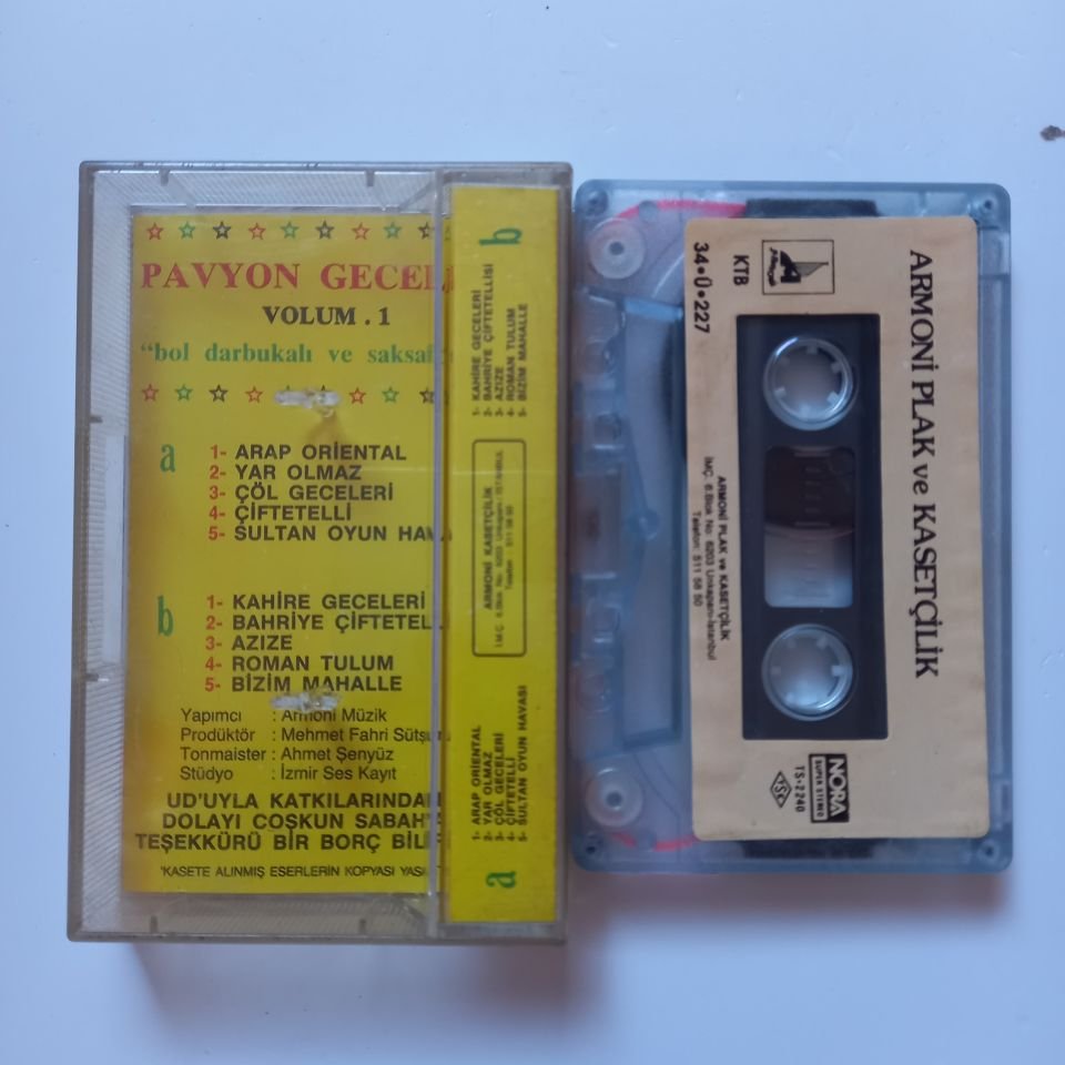 PAVYON GECELERİ VOLUM 1 / BOL DARBUKALI VE SAKSAFONLU - KASET 2.EL