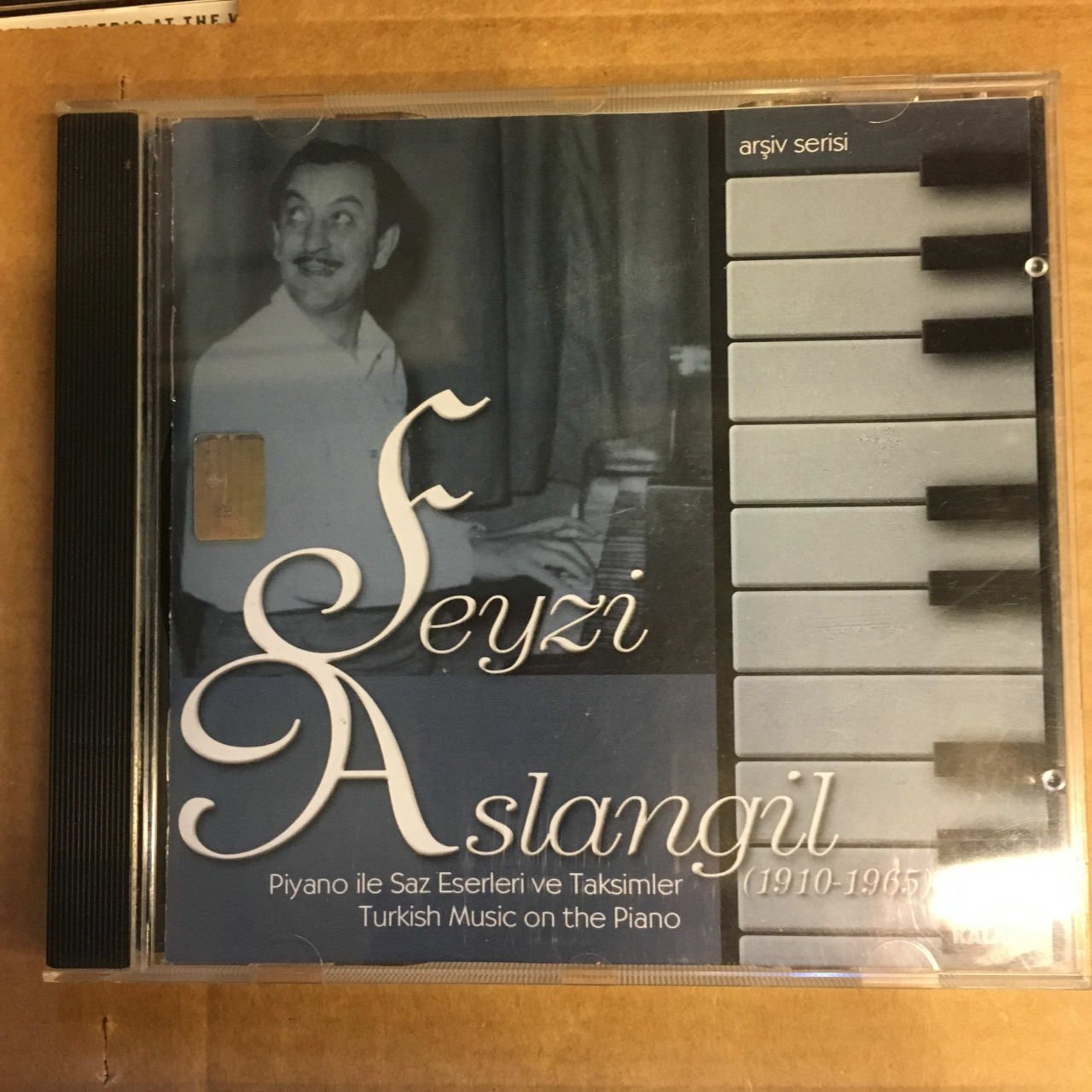 FEYZİ ASLANGİL PİYANO İLE SAZ ESERLERİ CD 2.EL