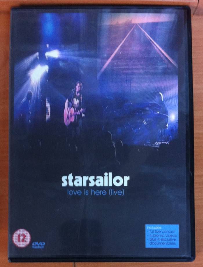 STARSAILOR - LOVE IS HERE (LIVE) - DVD 2.EL
