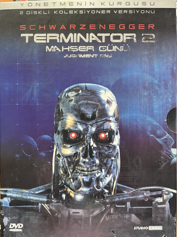 TERMINATOR 2 MAHŞER GÜNÜ - JUDGEMENT DAY - ARNOLD SCHWARZENEGGER - JAMES CAMERON - 2DVD 2.EL
