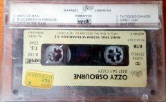 OZZY OSBOURNE - JUST SAY OZZY (1990) UZELLI CASSETTE MADE IN TURKEY ''NEW'' PAPER LABEL