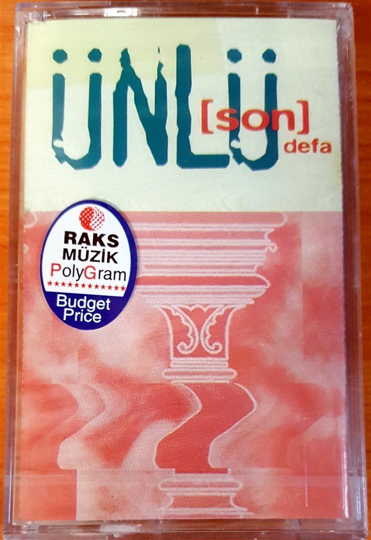 UNLU - SON DEFA (1996) RAKS CASSETTE MADE IN TURKEY ''NEW''