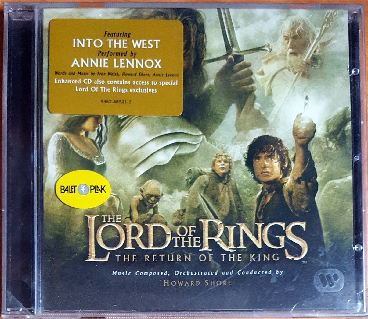 THE LORD OF THE RINGS / THE RETURN OF THE KINGS SOUNDTRACK / HOWARD SHORE (2003) CD SIFIR