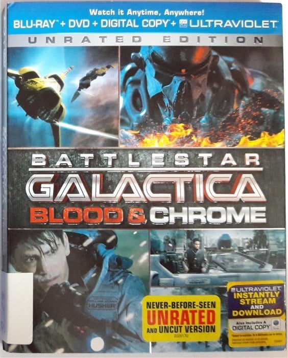 BATTLESTAR GALACTICA - BLOOD & CHROME - BLU-RAY+DVD 2.EL TR ALTYAZI YOKTUR