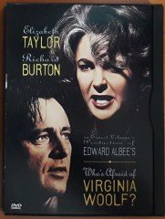 WHO'S AFRAID OF VIRGINIA WOOLF? - ELIZABETH TAYLOR - RICHARD BURTON - SNAPCASE DVD 2.EL 1. BÖLGE TR ALTYAZI YOKTUR