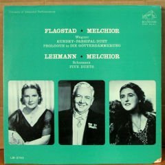 WAGNER SCHUMANN FLAGSTAD MELCHIOR LEHMAN LP 2.EL