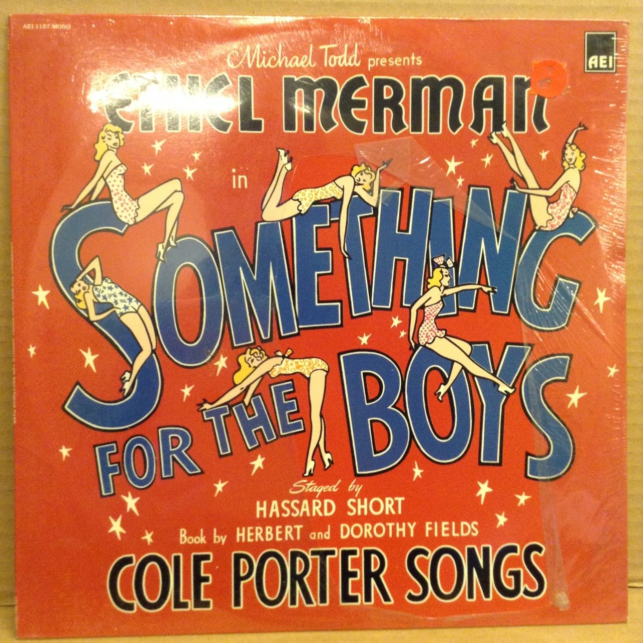 ETHEL MERMAN IN SOMETHING FOR THE BOYS COLE PORTER SONGS 1985 DÖNEM BASKISI SIFIR PLAK