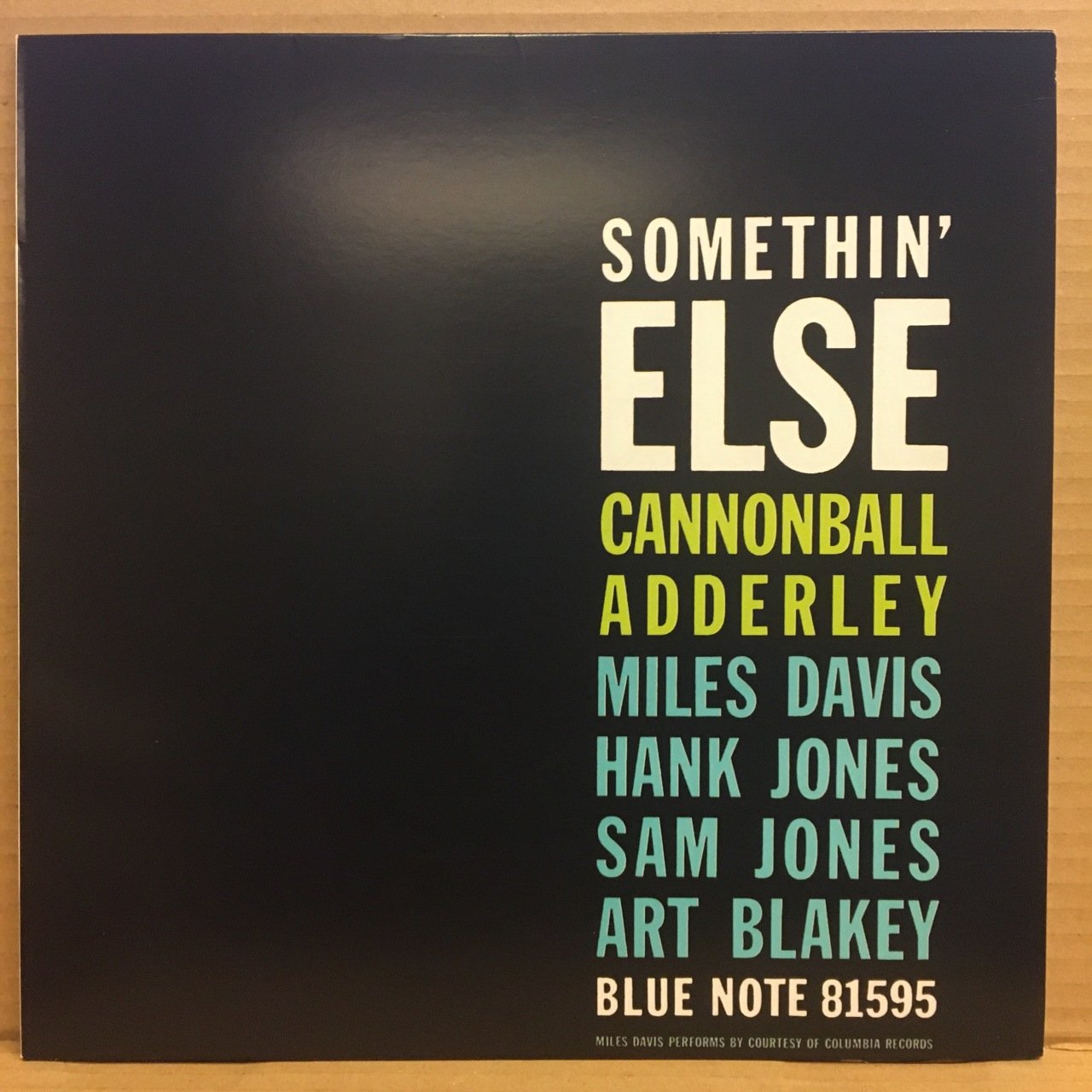 CANNONBALL ADDERLEY - SOMETHIN' ELSE (MILES DAVIS, HANK JONES..) (1958) 2012 BLUE NOTE REISSUE 2.EL PLAK