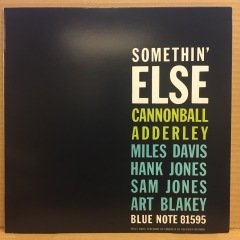 CANNONBALL ADDERLEY - SOMETHIN' ELSE (MILES DAVIS, HANK JONES..) (1958) 2012 BLUE NOTE REISSUE 2.EL PLAK