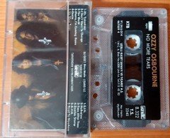 OZZY OSBOURNE - NO MORE TEARS (1991) UZELLI CASSETTE MADE IN TURKEY ''USED'' PAPER LABEL