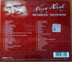 NAZIM HİKMET - KENDİ SESİNDEN ŞİİRLER / POEMS IN HIS OWN VOICE CD 2.EL