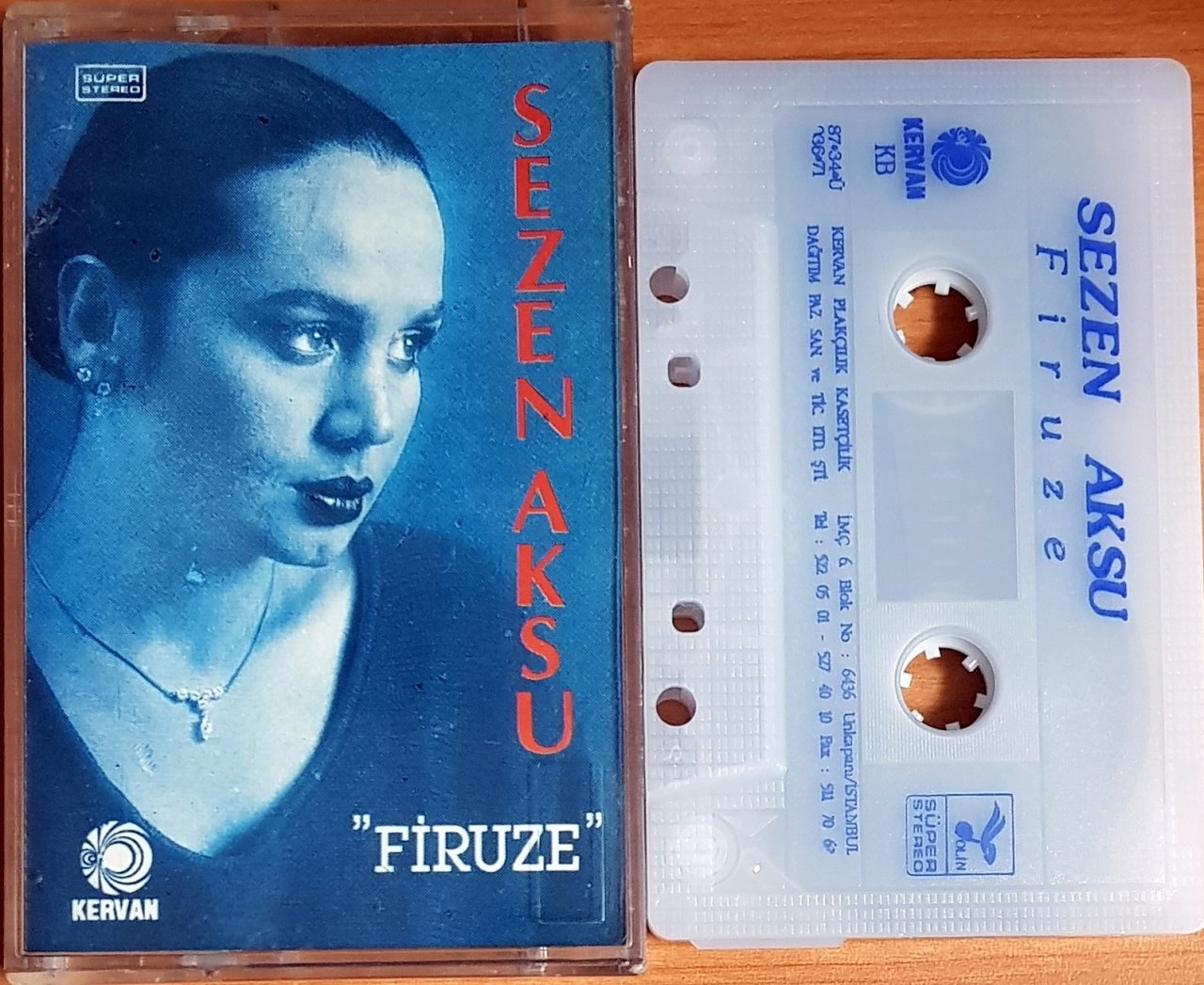SEZEN AKSU - FİRUZE / KERVAN KASET 2.EL