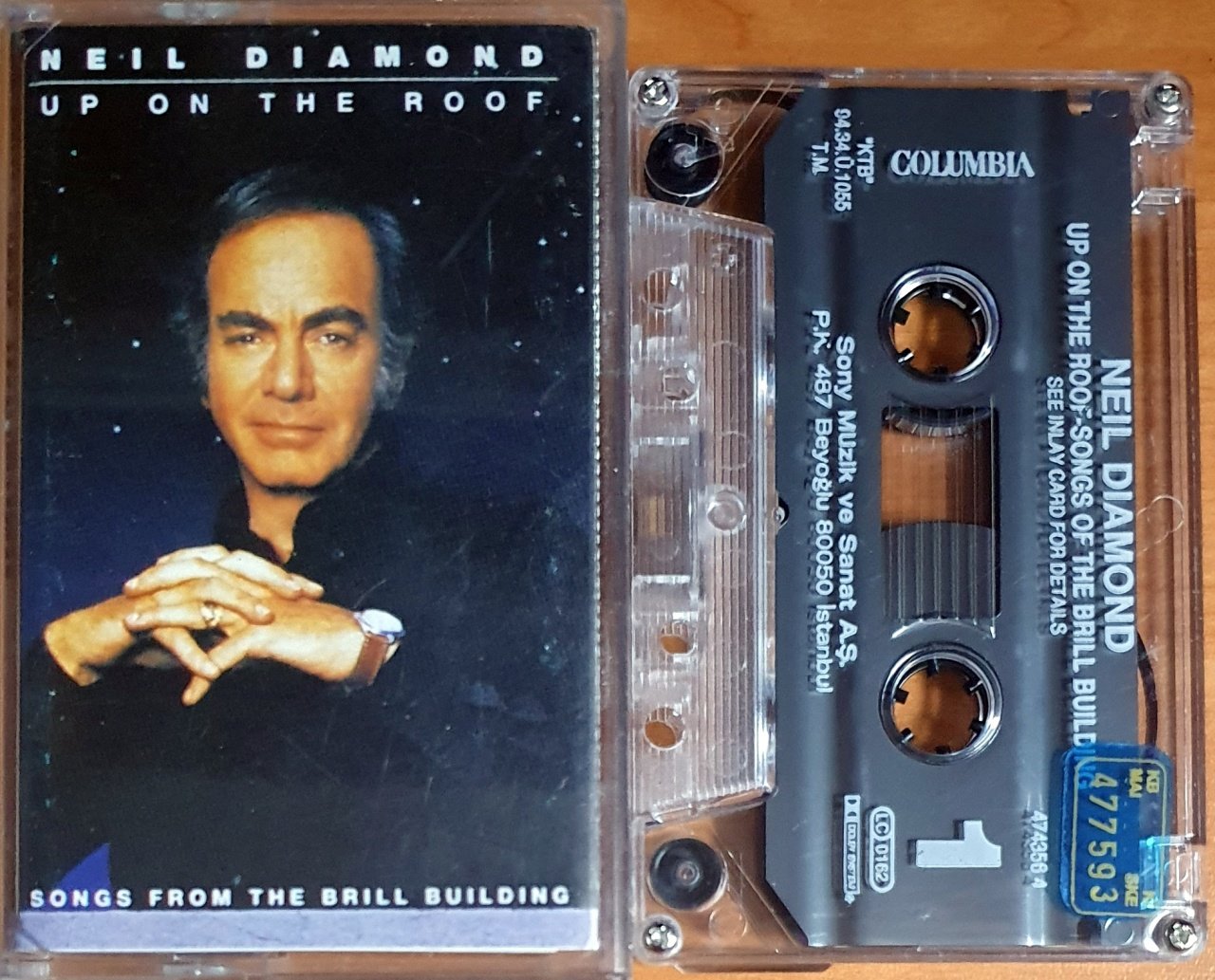 NEIL DIAMOND - UP ON THE ROOF / SONGS FROM THE BRILL BUILDING (2004) - KASET 2.EL