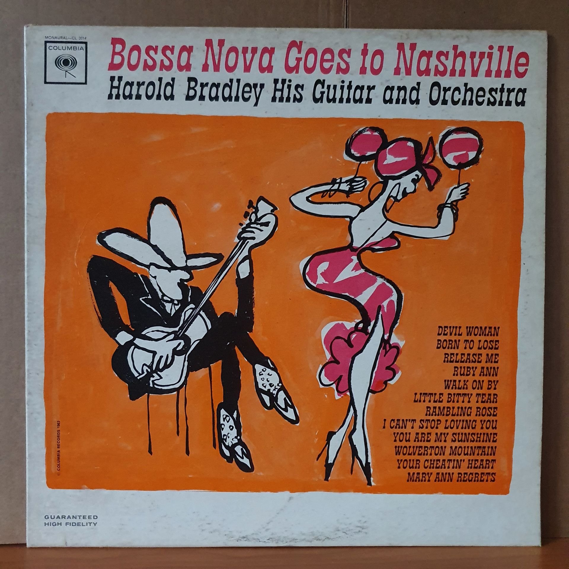 BOSSA NOVA GOES TO NASHVILLE / HAROLD BRADLEY HIS GUITAR AND ORCHESTRA (1963) - LP 2.EL PLAK