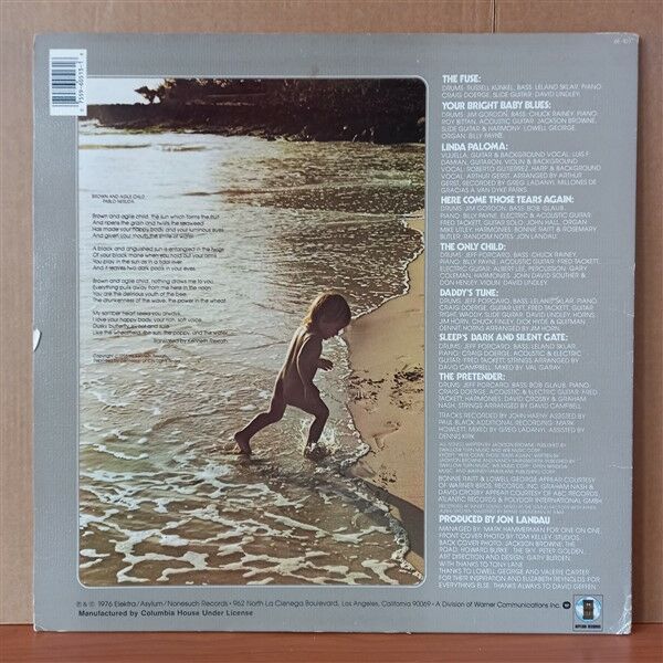 JACKSON BROWNE – THE PRETENDER (1984) - LP 2.EL PLAK