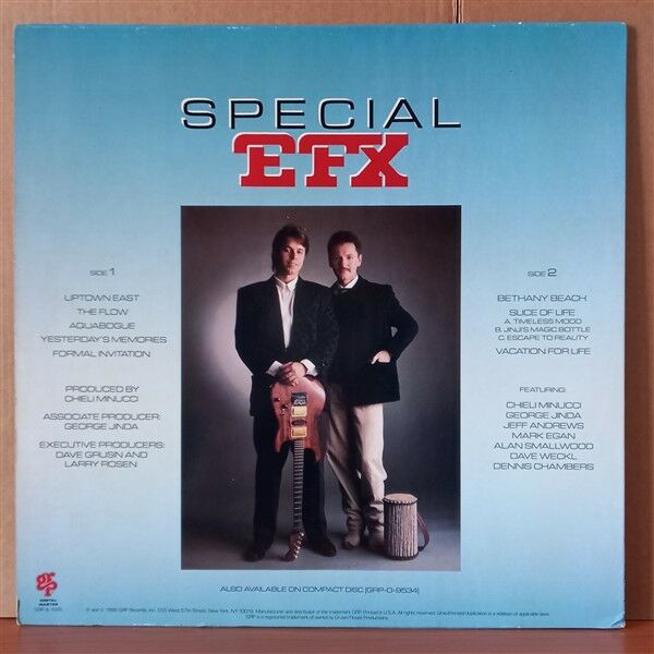 SPECIAL EFX – SLICE OF LIFE (1986) - LP 2.EL PLAK