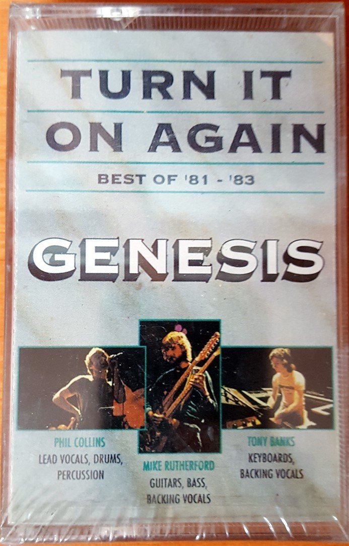 GENESIS - TURN IT ON AGAIN BEST OF 81-83 (1992) YONCA CASSETTE MADE IN TURKEY ''NEW''