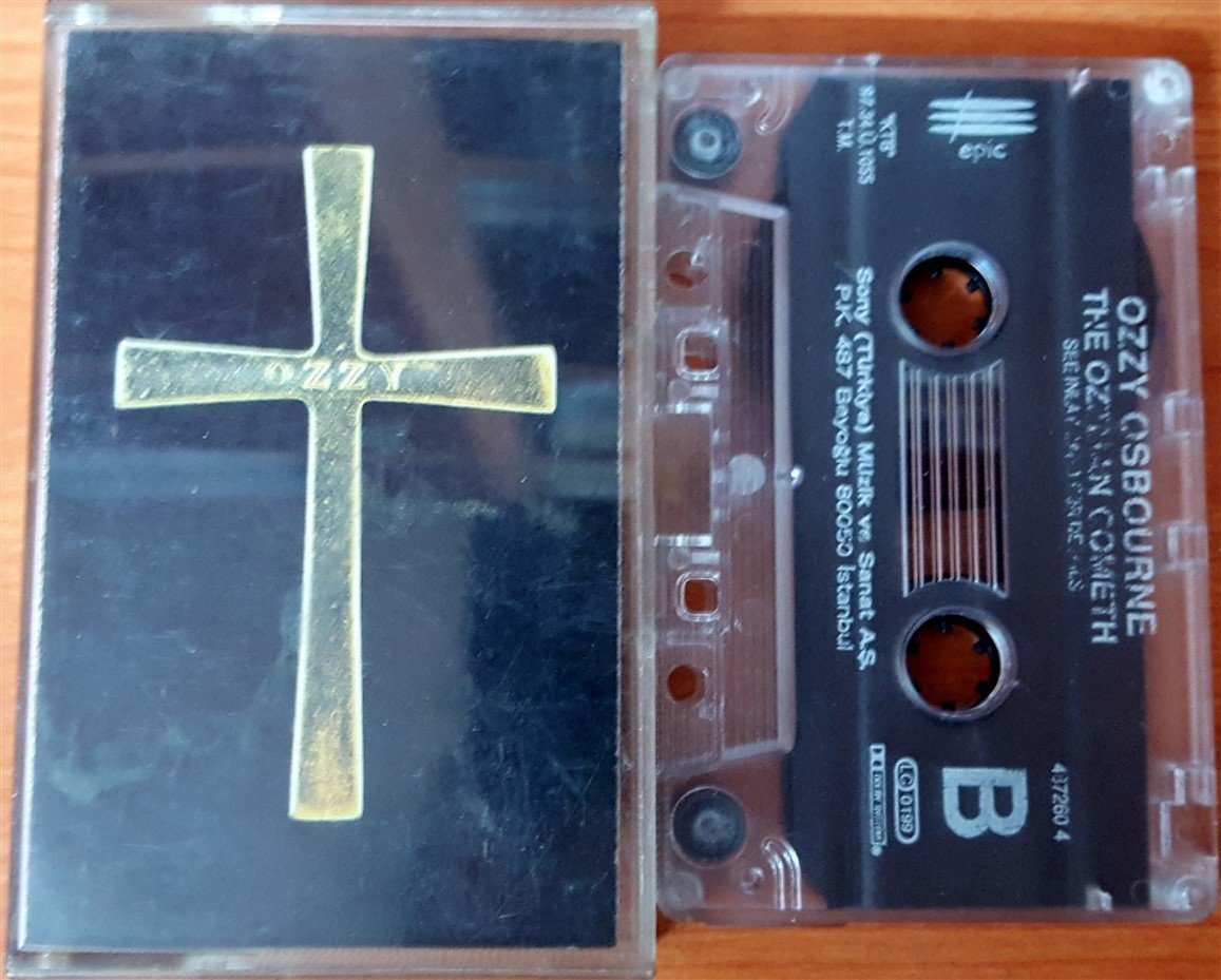 OZZY OSBOURNE - THE OZZMAN COMETH (1997) SONY CASSETTE MADE IN TURKEY ''USED''
