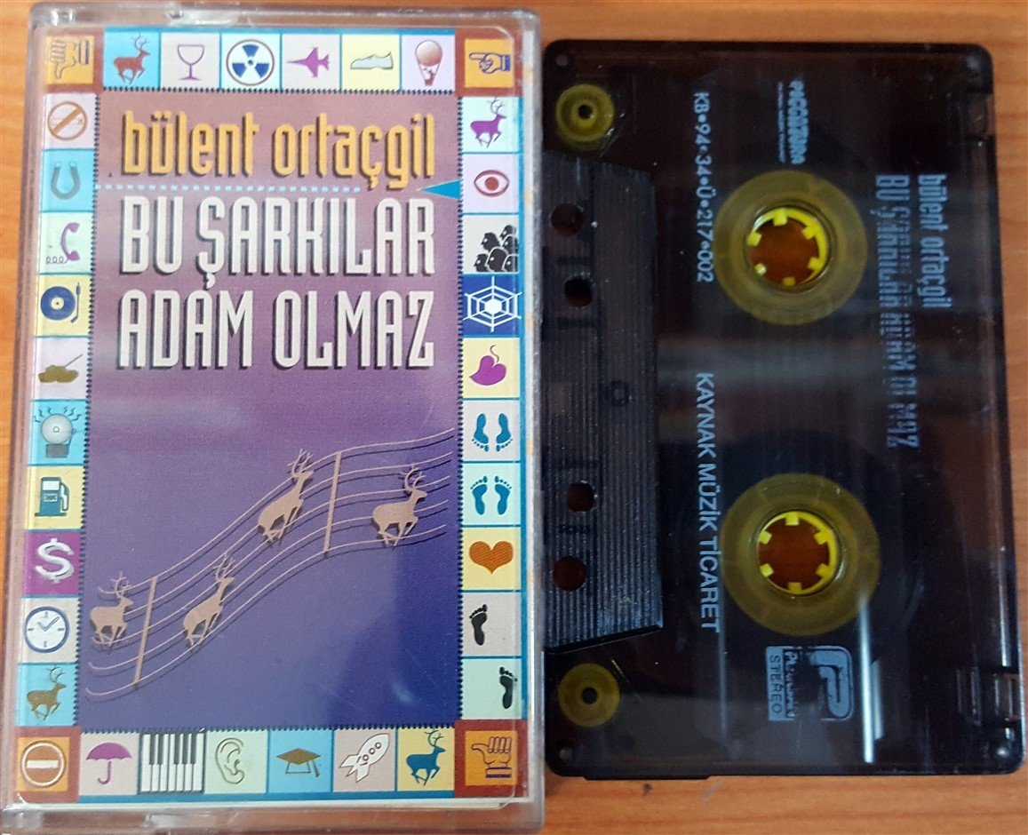 BÜLENT ORTAÇGİL - BU ŞARKILAR ADAM OLMAZ KASET 2.EL