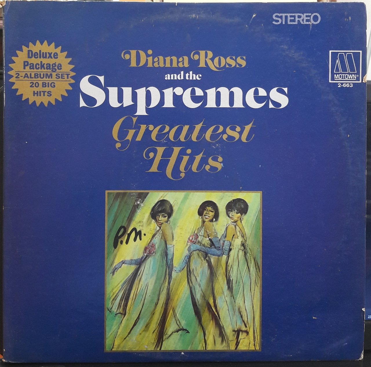 DIANA ROSS & THE SUPREMES - GREATEST HITS (1967) - 2PLAK 2.EL POSTER İLAVELİ