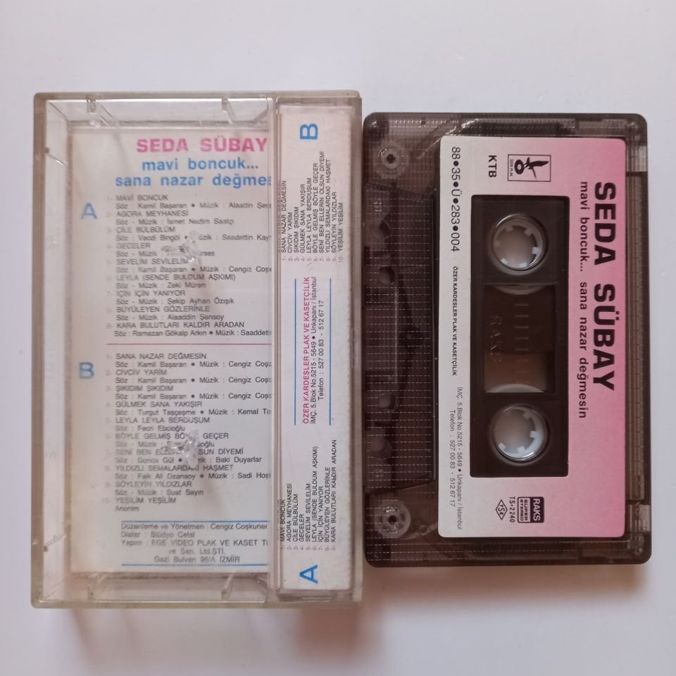 SEDA SÜBAY - MAVİ BONCUK... / SANA NAZAR DEĞMESİN (1988) - KASET 2.EL