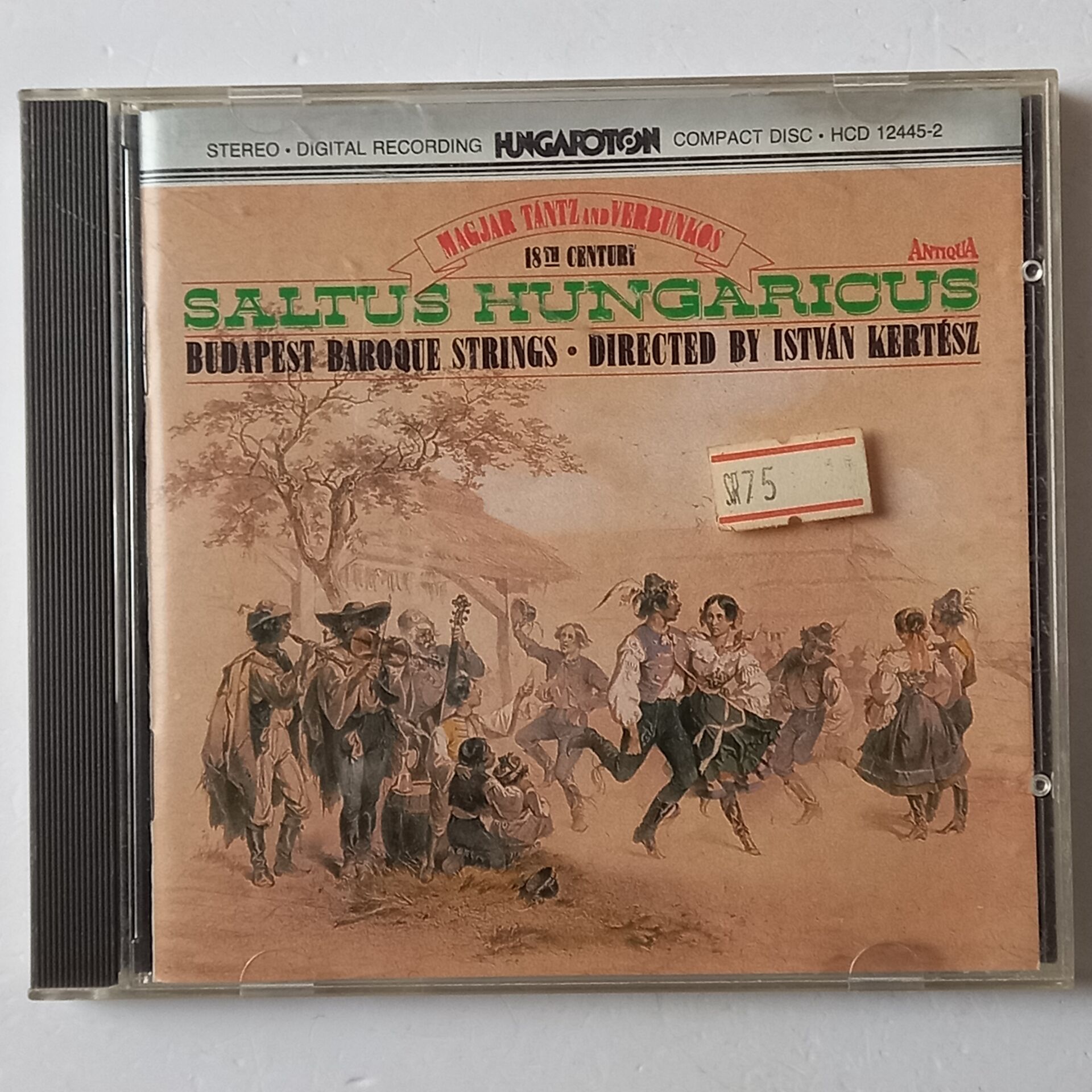 SALTUS HUNGARICUS - BUDAPEST BAROQUE STRINGS / ISTVAN KERTESZ (1984) - CD 1985 REISSUE 2.EL