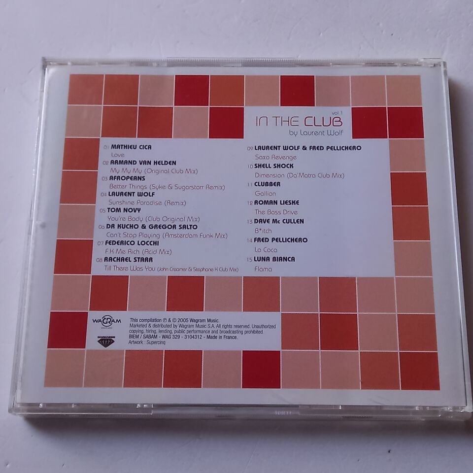 LAURENT WOLF – IN THE CLUB VOL. 1 (2005) - CD 2.EL