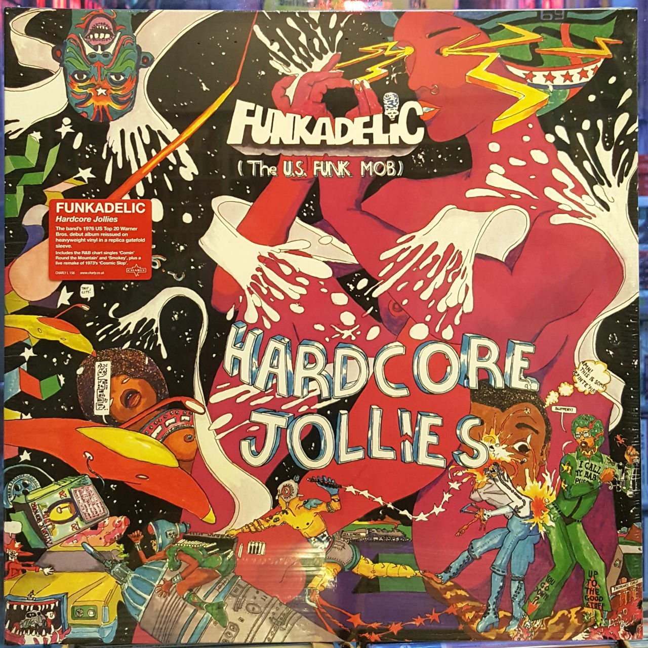 FUNKADELIC - HARDCORE JOLLIES LP GATEFOLD SLEEVE SFR