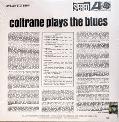 JOHN COLTRANE - PLAYS THE BLUES (1962) - LP 2017 STEREO EDITION SIFIR PLAK