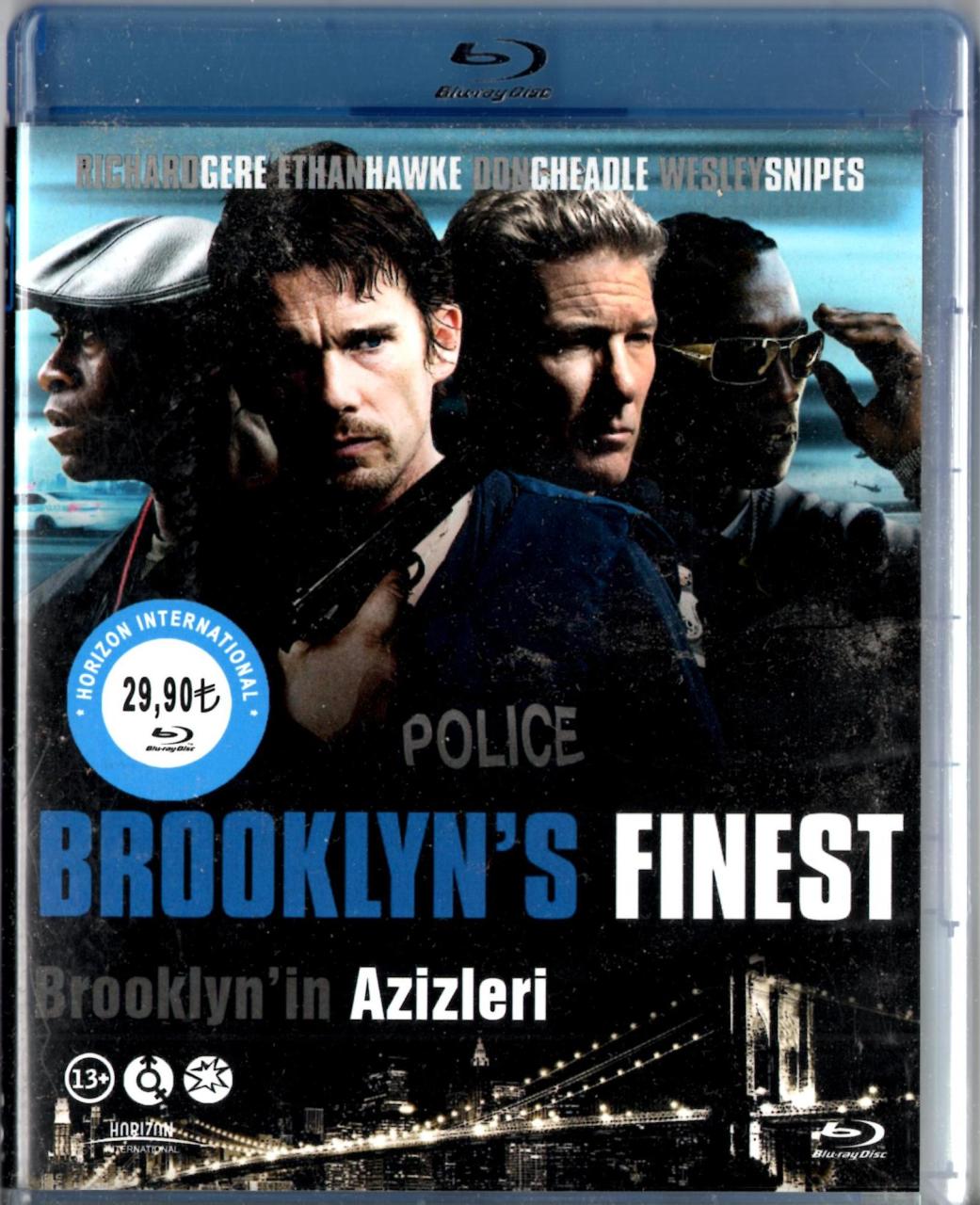 BROOKLYN'İN AZİZLERİ - BROOKLYN'S FINEST - RICHARD GERE - ETHAN HAWKE - DON CHEADLE - WESLEY SNIPES - BLU-RAY 2.EL
